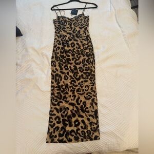 leopard print dress